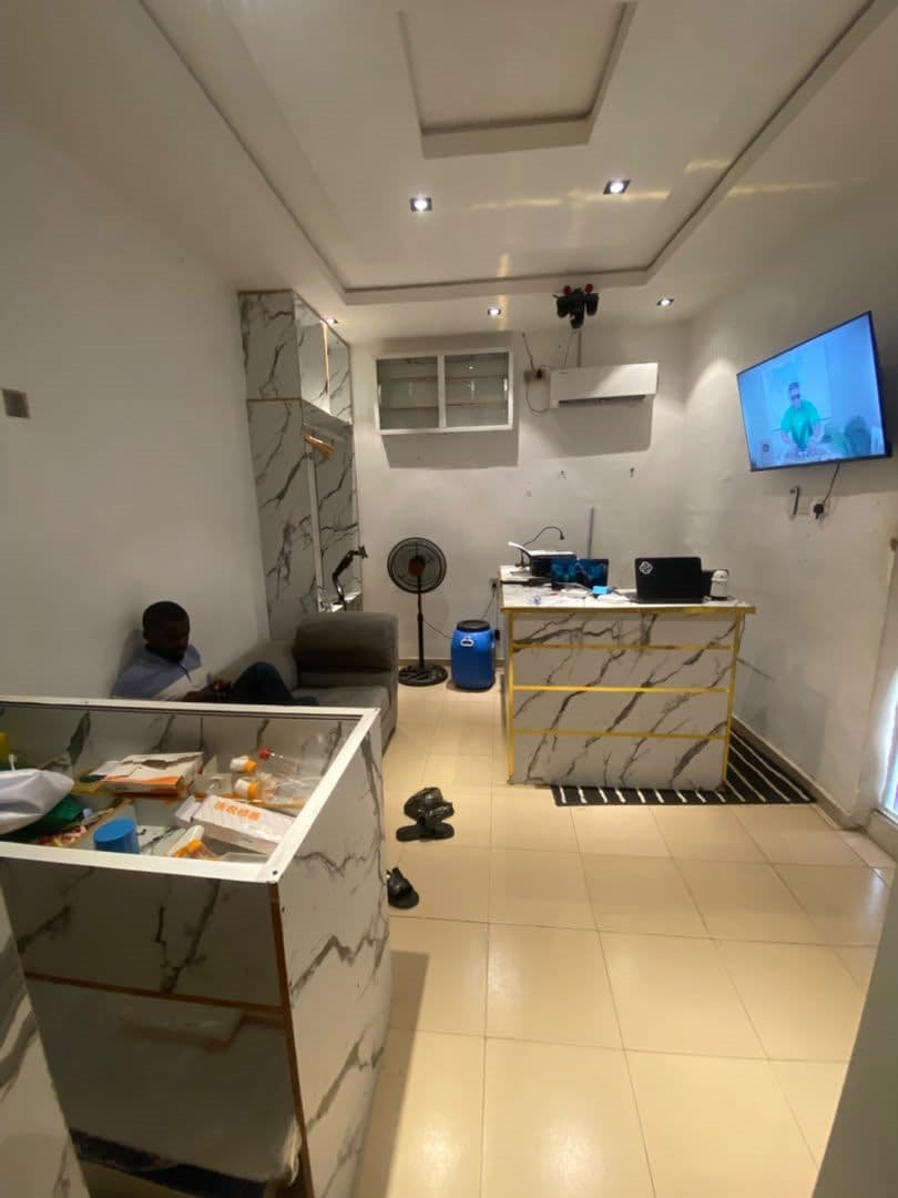 Inside the Maventhin shop at Iyana Isashi
